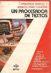 7 principios simples y basicos para comprar un procesador de textos