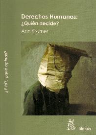 Derechos Humanos : Quin decide?