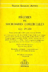 Rgimen de sociedades comerciales