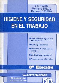 Higiene y Seguridad en el Trabajo