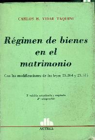 Regimenes de bienes en el matrimonio