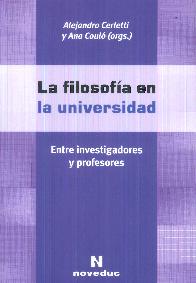 La filosofa en la universidad