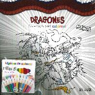 Dragones. Manga. Coleccin para colorear con lpices de colores