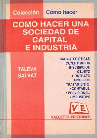 Como hacer una sociedad de capital e industria