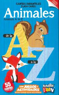 Animales Cartas infantiles English Espaol