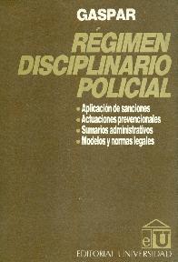 Rgimen disciplinario policial