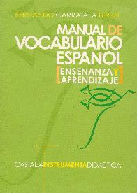 Manual de vocabulario español