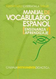 Manual de vocabulario espaol