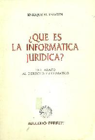 Que es la informatica juridica?