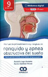 Manual de procedimientos quirrgicos en ronquido y apnea obstructiva del sueo