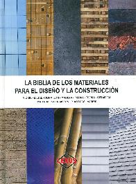 La biblia de los materiales para el diseo y la construccin