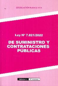 Ley de Suministro y Contrataciones Pblicas N 7021/2022