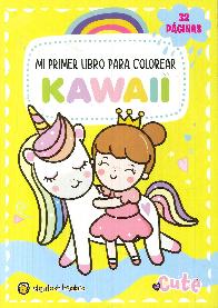 Kawaii Mi primer libro para colorear