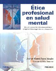 Etica profesional en salud mental