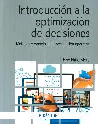 Introduccion a la optimizacion de decisiones 