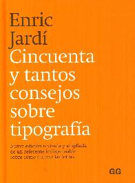 Cincuenta y tantos consejos sobre tipografia