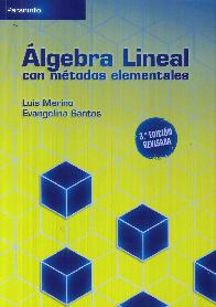 lgebra lineal con mtodos elementales