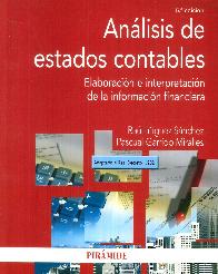 Anlisis de estados contables. Elaboracin e interpretacin de la informacin financiera