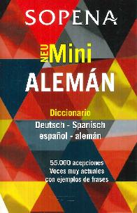 Neu Mini Alemn. Diccionario  Deutsch Spanisch  -  Espaol  Alemn 