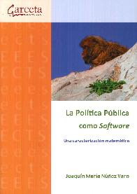 La Poltica Pblica como Software Una caracterizacin matemtica