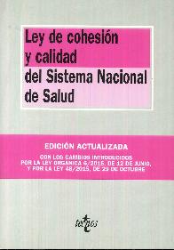 Ley de cohesin y calidad del Sistema Nacional de Salud