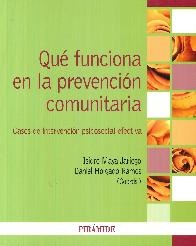 Qu funciona en la prevencin comunitaria