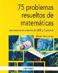 75 Problemas resueltos de matemticas