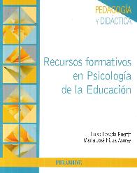 Recursos formativos en Psicologa de la Educacin