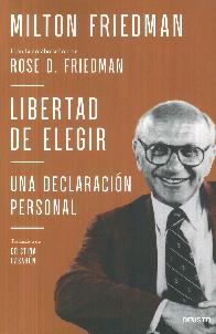 Libertad de elegir. Una declaracin personal