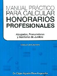 Manual prctico para calcular honorarios profesionales