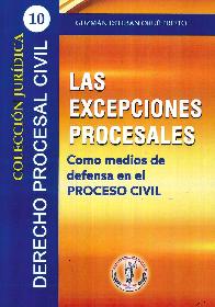 Las excepciones procesales