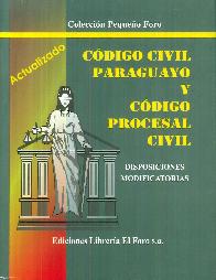 Codigo Civil  Paraguayo y Codigo Procesal Civil