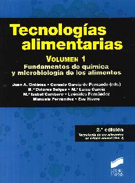 Tecnologas alimentarias. Volumen 1