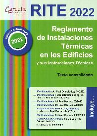 RITE 2022. Reglamento de Instalaciones Trmicas en los Edificios y sus Instrucciones Tcnicas