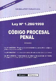 Cdigo Procesal Penal Ley N 1.286/98