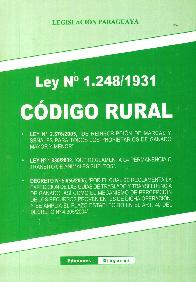 Cdigo Rural Ley N 1.248/1931
