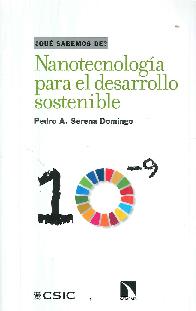 Nanotecnologa para el desarrollo sostenible