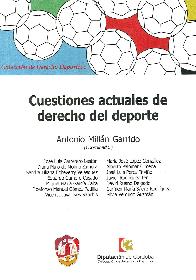 Cuestiones actuales de  derecho del deporte