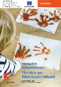 Temario oposiciones.  Tcnico en educacin infantil vol 1