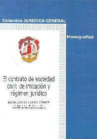 El contrato de sociedad civil: delimitacion y regimen juridico