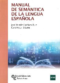 Manual de semntica de la lengua Espaola