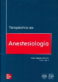 Terapeutica en Anestesiologia