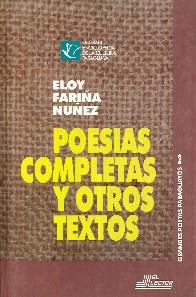 Poesias completas y otros textos Eloy Faria Nuez