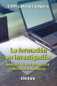 La formacin en investigacin