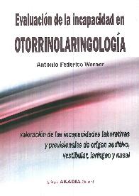 Evaluacin de la incapacidad en Otorrinolaringologa 