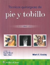 Tcnicas quirrgicas de pie y tobillo