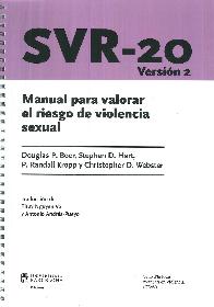SVR-20 (Versin 2) Manual para valorar el riesgo de violencia sexual