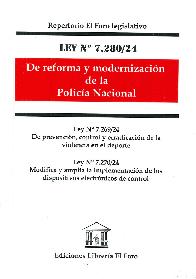 Ley N 7280/24 De la reforma y modernizacin de la Policia Nacional