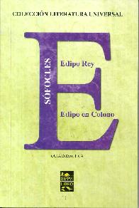 Edipo Rey    Edipo en Colono   Sfocles