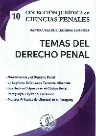 Temas del Derecho Penal